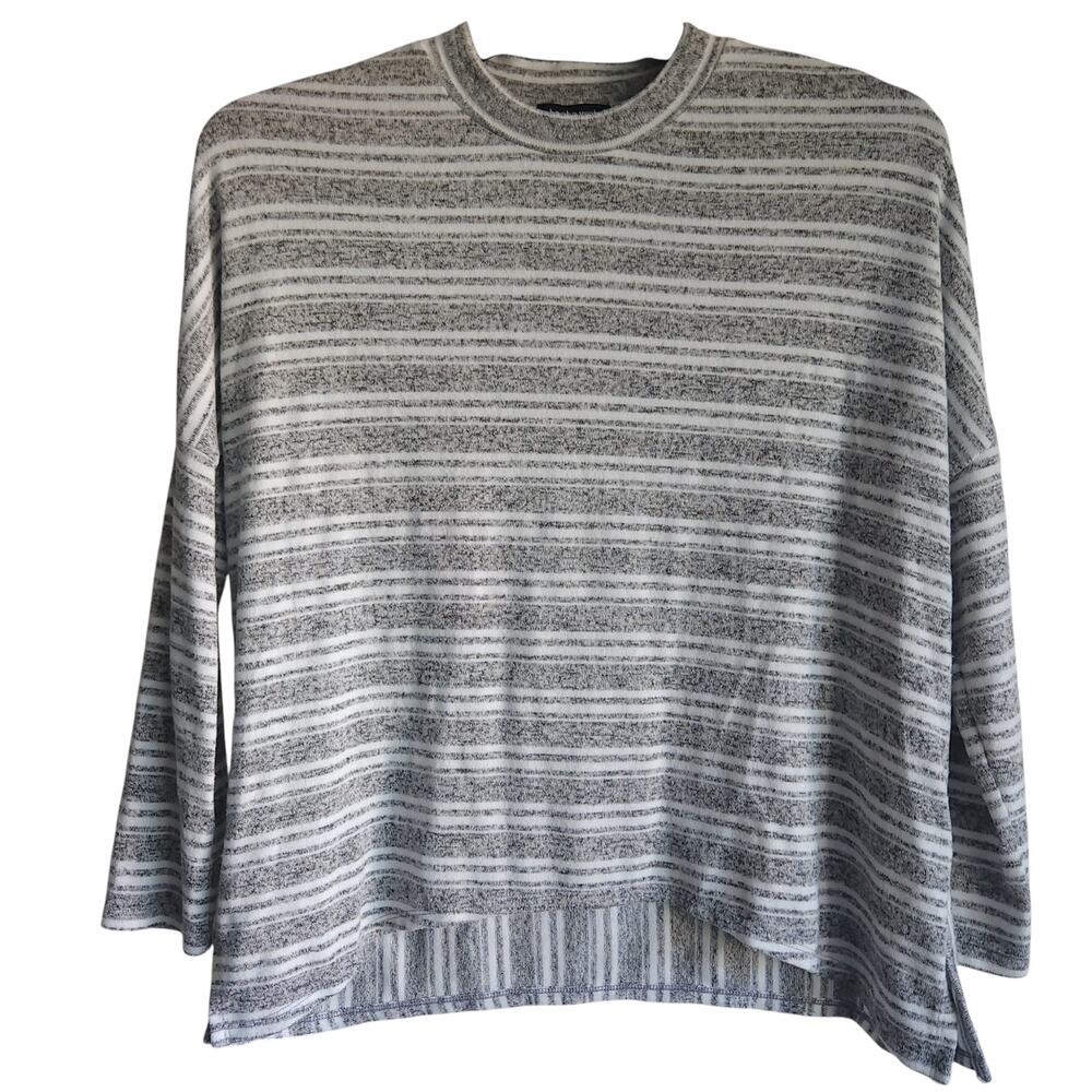 CHACHA VENTE Lightweight Striped Sweater‎ Women sz Small